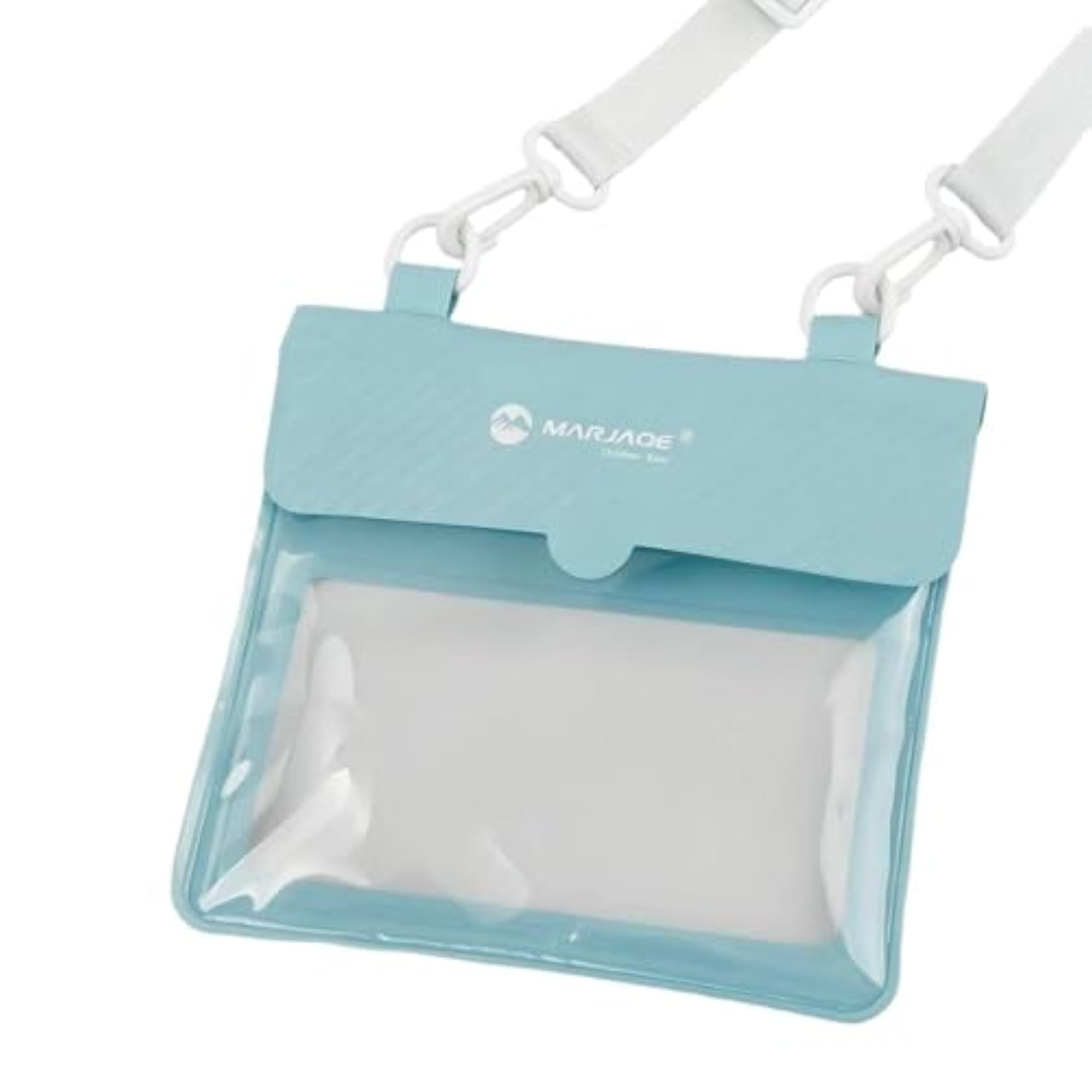 Fold-Over Flap Waterproof Shoulder Pouch for Swimming and Travel